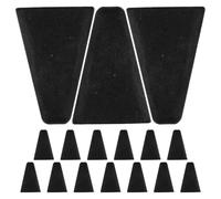 ROMISBABA Accessoires pour Grille de Friteuse à Air 16pcs Pieds en Silicone Noir Coins Protecteurs Lavables Lave-Vaisselle pour Déshydrateur