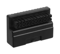 ROMISBABA Adaptateur ATX Broches Mâle-Femelle pour Carte Mère Connecteur Alimentation Angle Droit Accessoire DIY pour Montage PC Transmission Stable et Installation Simplifiée