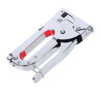 ROMISBABA Agrafeuse Manuelle Multifonction pour Clous Droits Clous en Acier et Châssis Toile Compacte Robuste en Acier pour Bricolage Bois Réparation Meubles et Loisirs Créatifs