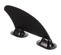 ROMISBABA Aileron de Pagaie Amovible en PVC Noir 24 CM pour Planche de Surf Gonflable Stabilisateur D’Équilibre et Diviseur D’Eau Accessoire Kayak et Paddle pour Sports Nautiques