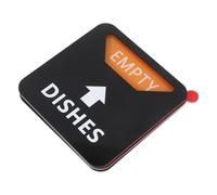 ROMISBABA Aimant Carré pour Lave-vaisselle Propre et Sale, Indicateur Magnétique Noir, Compatible, Autocollant Réutilisable Cuisine et Organisation Familiale, Aimant Lave-vaisselle Pratique