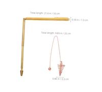 ROMISBABA Baguettes Sourcier Cuivre Télescopiques Portable pour Radiesthésie Détection Eau Trésor Facile à Utiliser pour Débutants et Experts