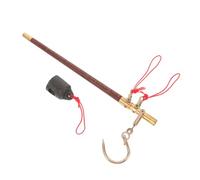 ROMISBABA Balance Cuisine Vintage Bois avec Poids Cuivre Échelle à Main Multifonction pour Mesurer Aliments pour Médecine Chinoise Thé et Fruits Secs Décoration Maison Classique