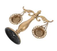 ROMISBABA Balance de Justice en Fer Vintage Or Décorative pour Bureau et Bibliothèque Accessoire de Rangement Élégant Style Rétro Classique