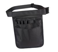 ROMISBABA Banane Pour Infirmières Multifonctionnelle Noire Ceinture Utilitaire, Sacoche à Outils Résistante à L'usure, Grosse Capacité, Poches Multiples, Usage Hôpital Et Maison De Retraite