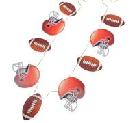 ROMISBABA Bannière Décorative Tête de Casque de Football Américain en Papier, Accessoire de Fête Thème Rugby, Décoration Anniversaire Garçon, Suspendue pour Intérieur et Extérieur, Ornement