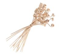 ROMISBABA Bâtonnets Diffuseurs D'arômes en Bois Naturel, Lot de 20 Tiges Parfumées, Accessoires pour Diffuseur D'huiles Essentielles, Purification De L'air, Usage Maison Et Bureau