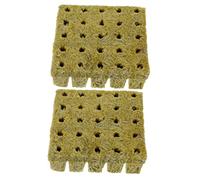 ROMISBABA Blocs Nutritifs De Culture Hydroponique 50 Pcs 25x25x40 Mm pour Semis Et Bouturage, Substrat sans Sol Absorbant, Retenant L’humidité, Jardinage Intérieur Et Extérieur