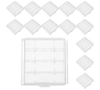 ROMISBABA Boîte à Batterie en Plastique 20pcs pour Stockage de Batterie AA AAA, Grande Capacité, Protection Renforcée, Maison Voyages
