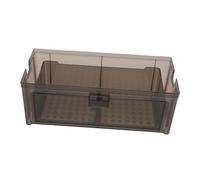 ROMISBABA Boîte À Boîte sous Gravier Aquarium Filtre Externe Médias Aquarium Accessoires Fish Tank Accessoire Filtres pour Fish Tank Aquarium Fournitures Gris Abs