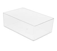 ROMISBABA Boîte de Bain pour Hamster en Acrylique Blanc, Légère et Sûre pour Petits Animaux, Maison Bain Quotidien du Hamster