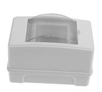 ROMISBABA Boîte de Distribution Électrique Étanche Coffret Protection Voies avec Fenêtre Transparente Aux Intempéries pour Disjoncteurs Extérieurs Installation Facile et Polyvalente