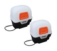 ROMISBABA Boîte de Lampe Frontale de Camping 2pcs en Plastique Portable Multifonction pour Activités Extérieures et Escalade Protection