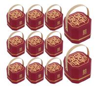 ROMISBABA Boîtes à Friandises Fiable en Papier Lot de 20 avec Poignée, Boîte de Conservation des Aliments pour Célébrations de Mariage et Fêtes en Plein Air