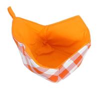 ROMISBABA Bol Microwave Coton Réutilisable à Motif Orange Support Chaud pour Bols Assiettes et Repas Manique Protectrice pour Micro-Ondes