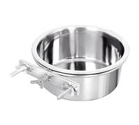 ROMISBABA Bol Suspendu en Acier Inoxydable sans Aimant pour Chat Et Chien, Accessoire d'alimentation pour Chiot, Facile à Nettoyer (modèle De Bol Aléatoire, Trois Vis, 10 * 4,5 Cm)