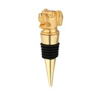 ROMISBABA Bouchon de Bouteille Alliage Alimentaire Forme Danimal Joint Étanche pour Vin Rouge et Boissons Accessoire Cadeau Fête Chiens Compatible Toutes Bouteilles
