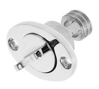 ROMISBABA Bouchon de Vidange INOX Ovale à Vis pour Bateau et Kayak Accessoire Étanche pour Drainage de Eau Au Niveau Poupe