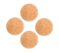 ROMISBABA Bouchons de Bouteille en Liège Créatifs de Boule Jaune, Lot de 4 Pièces, Accessoires Sûrs et Fiables pour Fêtes et Cocktails