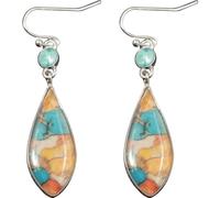 ROMISBABA Boucles D'oreilles Style Chic et Élégant en Laiton Léger pour Femmes Vintage Faciles à Porter 2 Paires Usage Quotidien Rendez-