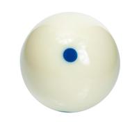 ROMISBABA Boule de Billard Blanche Résine avec Points Balle Dentraînement Résistante Ronde et Équilibrée pour Snooker et Pool Facile à Nettoyer