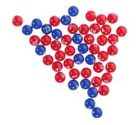 ROMISBABA Boules de Loterie Numérotées en Plastique Léger, 1 Paquet de Petites Boules Bicolores pour Jeu Loto, Accessoires pour Jeux de Société et Activités de Fête à Domicile