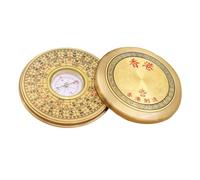 ROMISBABA Boussole Feng Shui Portable Alliage Circulaire Compacte et Outil de Navigation Chinois Ancien pour Camping et Expériences Plein Air