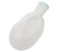 ROMISBABA Bouteille D'urinoir Portable 2000ml en Plastique Blanc, Grosse Capacité Couvercle, pour Hommes Âgés et Personnes Handicapées, pour Voyage et Camping