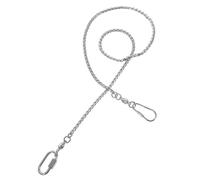 ROMISBABA Bracelet de Cheville en Acier Inoxydable pour Oiseaux Chaîne Anti-Décollement Design Exquis Adapté aux Perroquets et Calopsittes