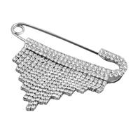 ROMISBABA Broche Cœur Chic avec Cristaux Délicats et Glands Épingle Mode pour Femme Accessoire Élégant pour Robe et Manteau Cadeau pour Occasions Spéciales