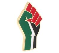ROMISBABA Broche Drapeau Palestine Épingle pour Chapeaux Sacs et Vêtements Accessoire Mode Patriotique Unisexe Finition Émail Résistante Décoloration