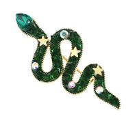ROMISBABA Broche Serpent Vintage Imitation Cristal Élégante pour Hommes et Femmes Épingle Animal Décorative Polyvalente pour Sacs Chapeaux Écharpes et Vêtements Cadeau Noël Chic