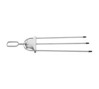 ROMISBABA Brochette à Barbecue en Acier Inoxydable 355 CM à 3 Dents - Fourchette Réutilisable pour Grillades en Extérieur Brochettes Métal pour Camping et Fêtes pour Kebabs et Barbecue