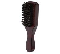 ROMISBABA Brosse à Barbe Bois pour Hommes Poils Naturels Résistants Brosse Coiffante Légère et Compacte pour Nettoyage et Coiffage Barbe et Moustache