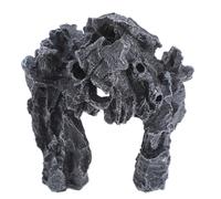 ROMISBABA Cachette Reptile Résine Naturelle Plateforme Chauffante pour Tortue et Abri pour Lézard Décor Terrarium Pratique pour Gecko et Serpent