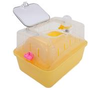 ROMISBABA Cage De Transport pour Hamster avec Réservoir Eau Cage Plastique Respirante pour Petits Animaux pour Et Sorties Plein Air