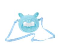 ROMISBABA Cage Portable De Transport pour Hamster Et Rat en Plastique Ventilé, Petite Taille Bleue, Cage Extérieure De Voyage, pour Petits Animaux Et Balade
