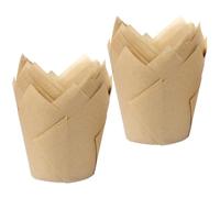 ROMISBABA Caissettes à Cupcakes Design Simple et Pratique 100 Pièces en Papier Résistant Graisse et Haute Température pour Pâtisserie et Boutiques de Gâteaux