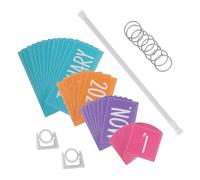 ROMISBABA Calendrier Mural Académique à Retourner avec Support Ajustable Cartes Colorées pour Salle de Classe Boho Tableau des Jours Semaine pour Décoration Éducative