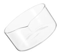 ROMISBABA Capsule Bec Verseur D'évaporation pour Laboratoire en Verre Rond Résistant aux Hautes Températures, pour Expériences en Laboratoire