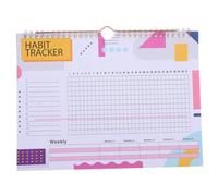 ROMISBABA Carnet Spirale Habitudes sans Dates Planner Journal Motivation et Organisation pour Workout et Objectifs