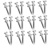 ROMISBABA Chaussures D'aérateur De Pelouse, Piquets Métalliques 4,2 Cm, 26 Pointes pour Jardinage Et Aération du Sol, Accessoires Robustes Et Solide pour Entretien De Pelouse Professionnelle