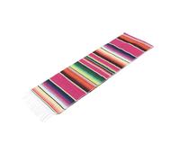 ROMISBABA Chemin de Table Mexicain Arc-ciel Décoratif pour Fête Nappe Style Festif Polyvalent