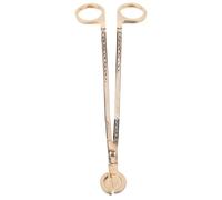 ROMISBABA Ciseaux Coupe-mèche Bougie Acier Inoxydable Rond et Élégant Tondeuse Facile à Utiliser pour Entretien Sécurisé des Mèches Accessoire Décoratif pour Maison et Cérémonies