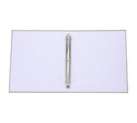 ROMISBABA Classeur à Anneaux Tissu Gris Organiseur de Imperméable pour Documents Partitions et Photos Porte-documents Élégant pour Bureau et Maison