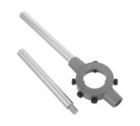 ROMISBABA Clé à Filetage Ronde Réglable 30X11 en Acier Résistant Porte-Filière Manuel Polyvalent pour Réparation et Filetage de Filières Outil Professionnel pour Atelier et Garage