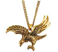 ROMISBABA Collier Pendentif Oiseau Chaîne Collier Homme Métal Poids Léger Robuste Ne Décolore Surface Polie Lustre Attractif