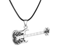 ROMISBABA Collier Pendentif Petit Violon en Acier Inoxydable, Chaîne de Clavicule Élégante, Bijou Chic pour Guitaristes, Présent Musicien, Accessoire Mode pour Femmes