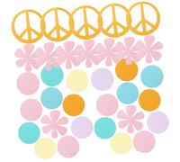 ROMISBABA Confettis en Papier Arc-en-Ciel 100 Pièces Décorations pour Fête Mariage et Shower Chutes Colorées pour Table Thème Anniversaire Décoration Shower Accessoires Festifs