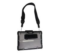 ROMISBABA Coque Tablette Tactile Antichoc avec Sangle pour Surface Pro Protection Transparente Renforcée Robuste Préservant Accès Clavier et Stylet